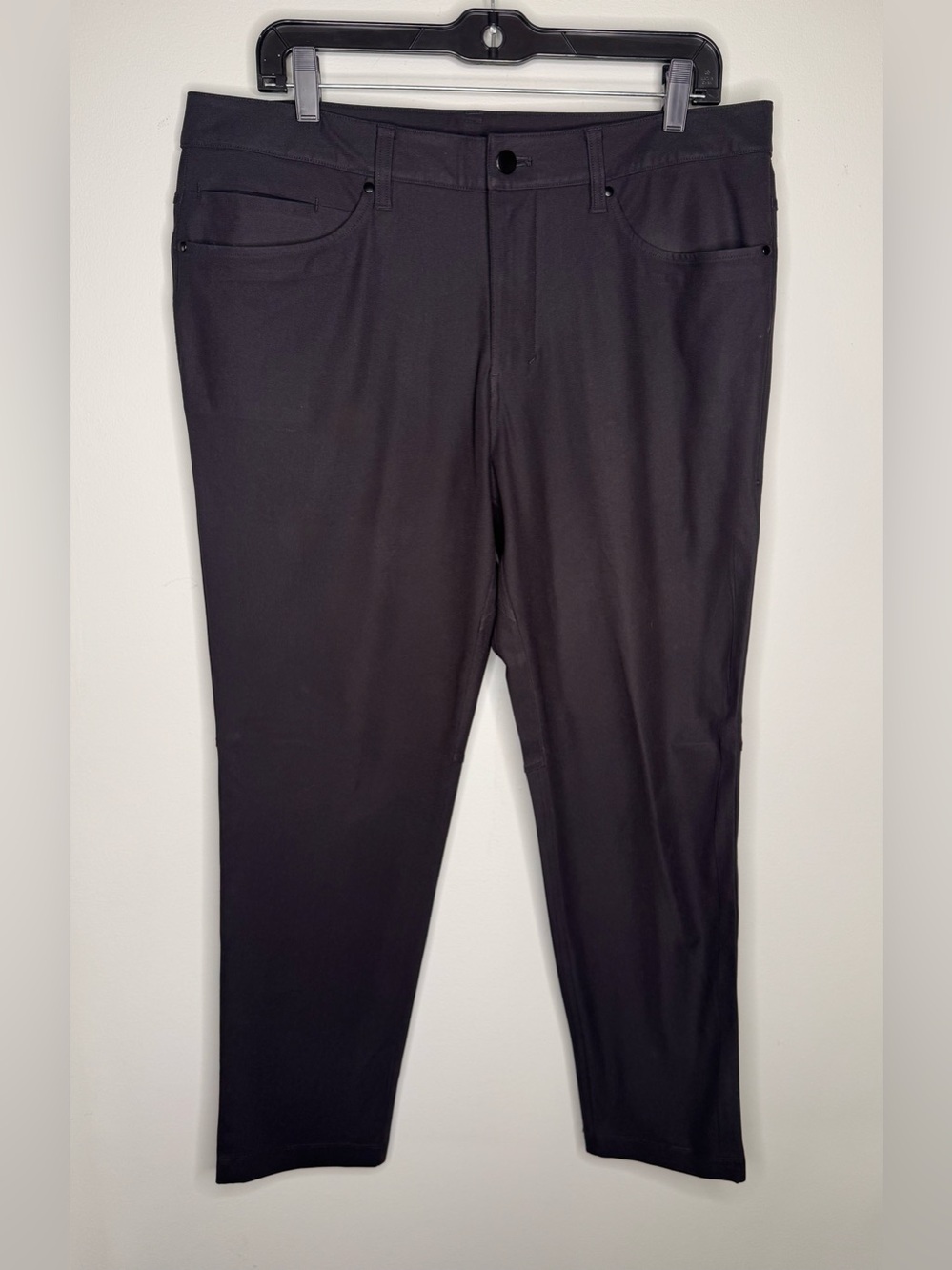 lululemon Athletica Men’s Black ABC Slim Fit Golf Trouser Pants - Size 36 x 38 - Picture 2 of 10